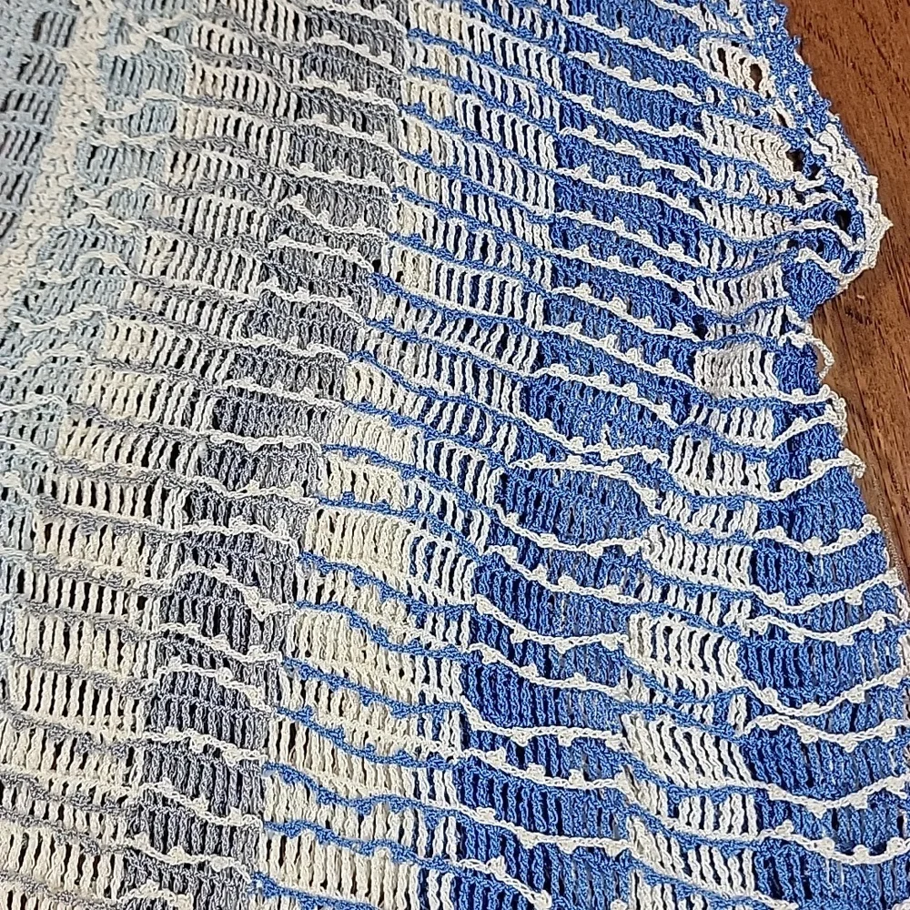 Cotton Crochet Mesh Top - Picture 8 of 11